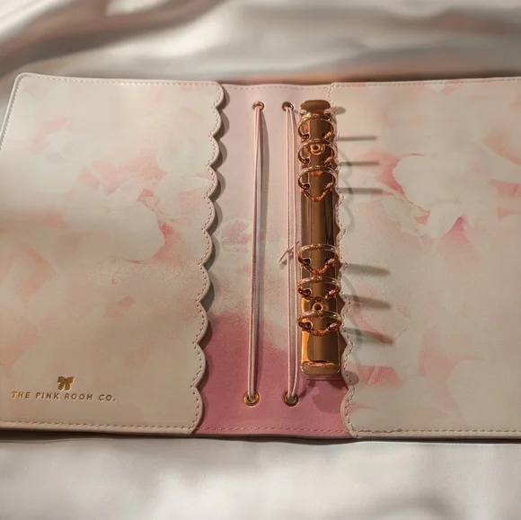 Pink Room Co B6 Planner Kawaii Pastel Luxury Strings Rings - Picture 5 of 5
